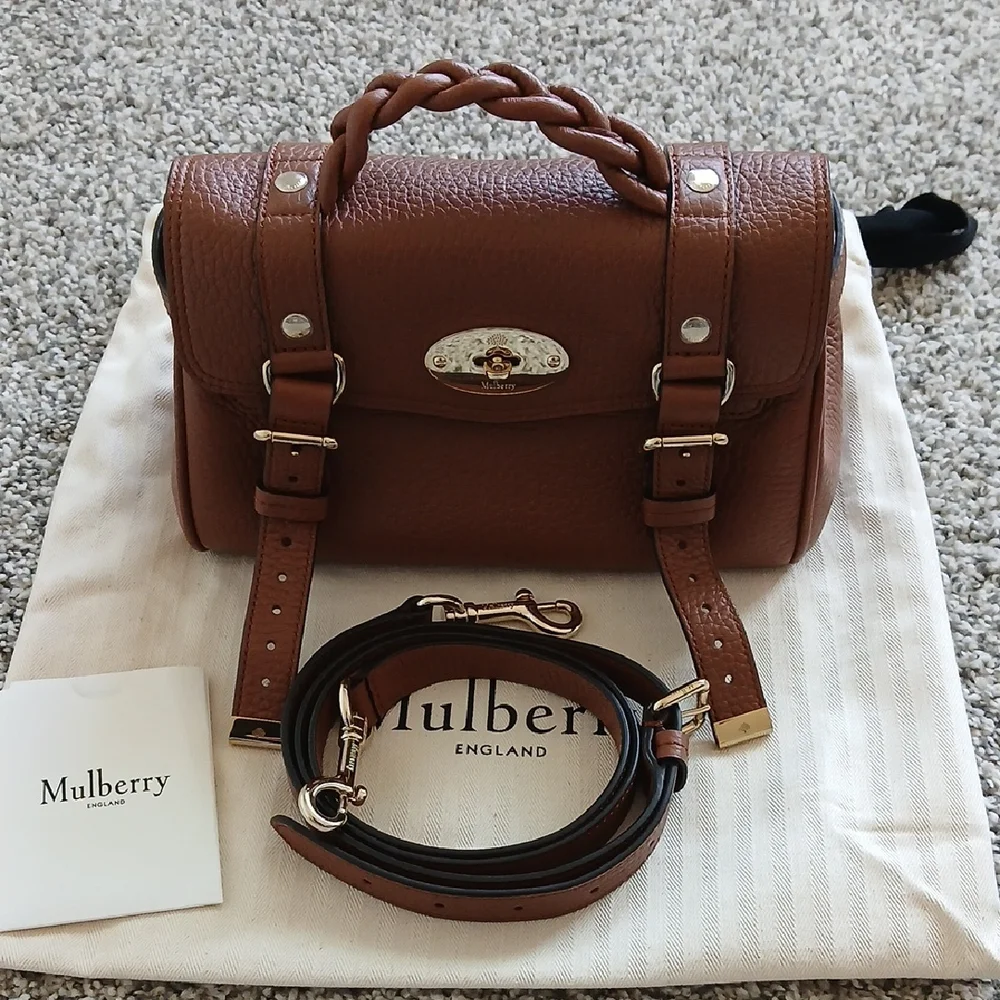 Mulberry Mini Alexa Heavy Grain - Picture 2 of 11